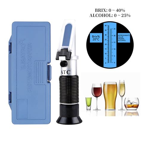 1.000 on a refractometer|refractometer correction for alcohol.